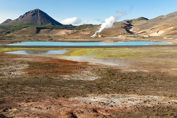 Colorful ground in Namafjall - Iceland