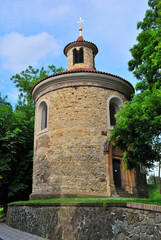 Prague, Vysehrad.  Rotunda of St.. Martin, 11 century