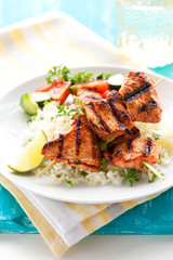 chicken masala skewers