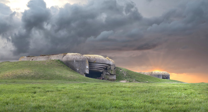 German bunker in Normandy..