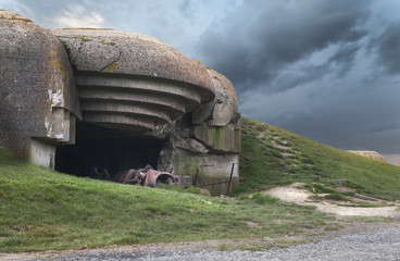 German bunker in Normandy..