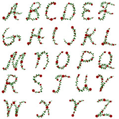 rose alphabet