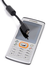 USB cable and mobile phone