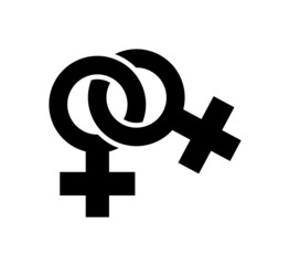Intertwined Female Symbols