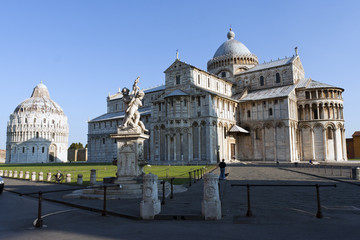 Obraz premium Vista panoramica Piazza dei Miracoli Pisa Italia