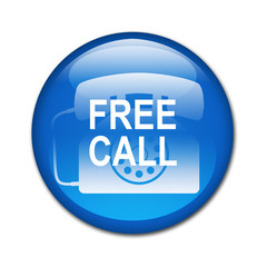 Boton brillante FREE CALL