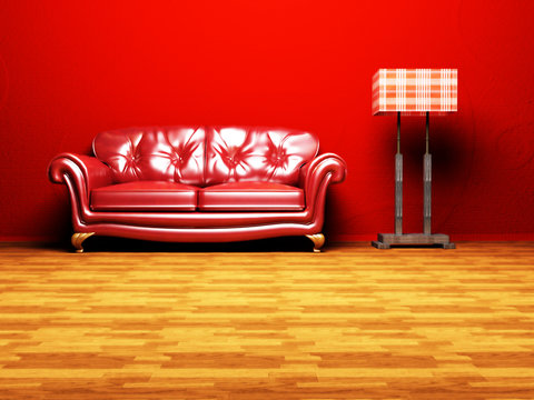 Modern  interior design of living room