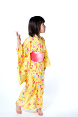 浴衣の子供