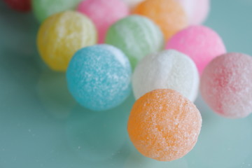 カラフルなキャンディー