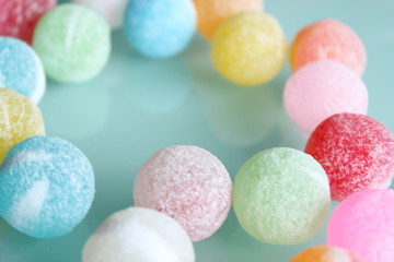 カラフルなキャンディー