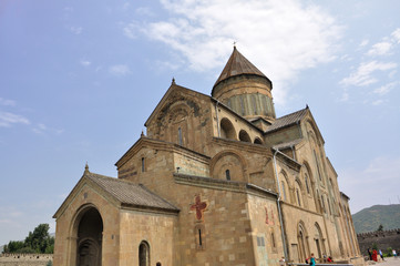 Fototapeta na wymiar Svetitskhoveli Cathedral