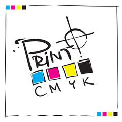 Logo CMYK Print concept design