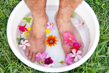 Male foot spa
