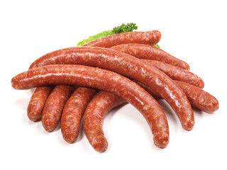Scharfe Bratwürste - roh
