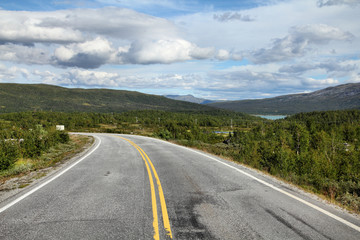 Norway - road in Oppland