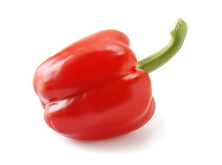 Pepper on a white background