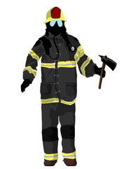 Fototapeta premium Firefighter