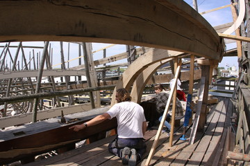 Reconstruction of the Dutch line  ship De Zeven Provinciën