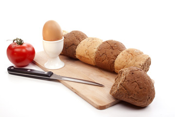 Various breadrolls and buns