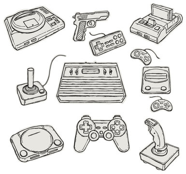 Vintage Game consoles