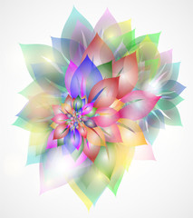 Floral abstract vector background
