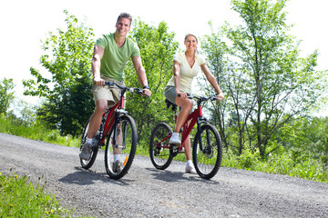 Obraz premium Riding couple.