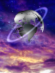 Fototapeta premium Earth Sphere