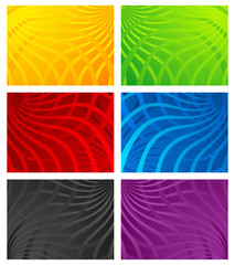 colorful wavy line backgrounds
