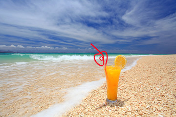 美味しそうなトロピカルジュース