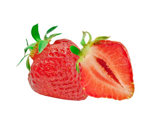 strawberry isolated on white background