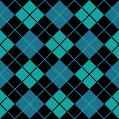 argyle blue seamless background