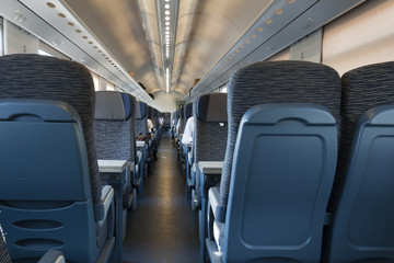 Railroad train interior - Inside of 