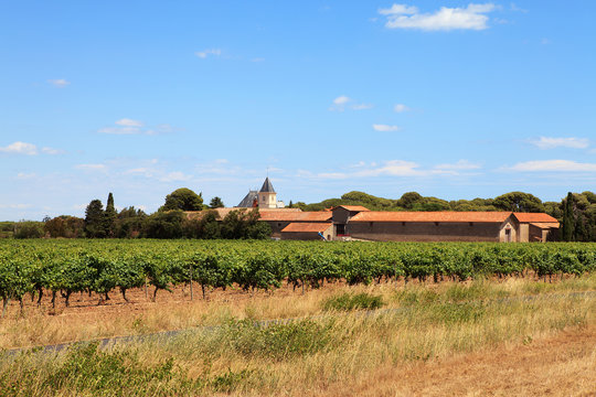 Typical French landscape