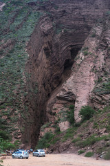 Canyon della Garganta del diablo nella Quebrada de Cafayate
