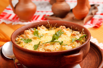 roasted vegetables (belorussian food)