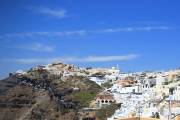Fototapeta na wymiar Santorini island Greece
