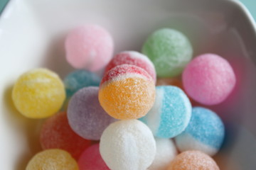 カラフルなキャンディー