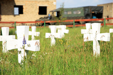 Military graveyard