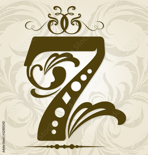 [decorative numbers royalty free vector] - 100 images 