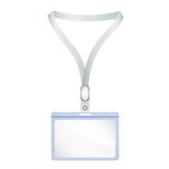 Blank badge illustration