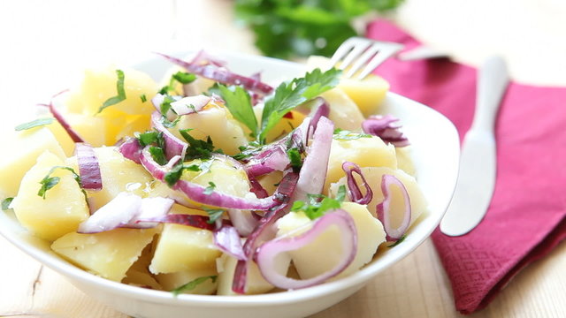 Potato salad dressing with olive oil