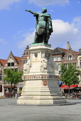 Fototapeta na wymiar Denkmal von Jacob van Artevelde