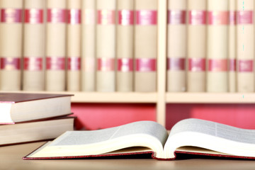 Books in the library