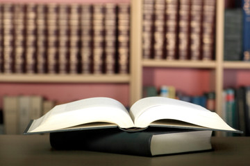 Books in the library