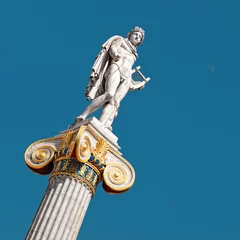 Fotobehang Statue of Apollo in Athens © fazon