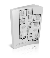 Libro  con planos de una vivienda - 32902807