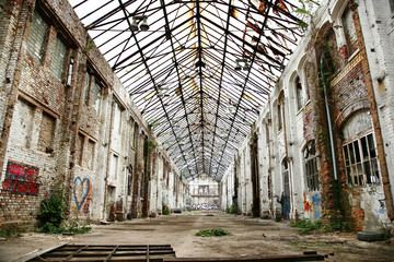 verfallene Industrie