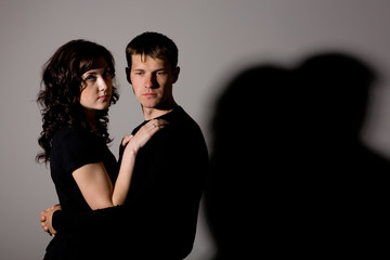 Beautiful boy and girl