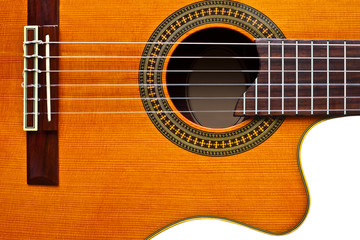 Fototapeta premium classical guitar/isolated