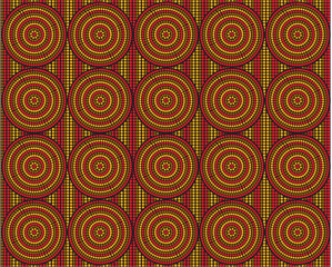 Vector seamless background (abstract symbolic design)